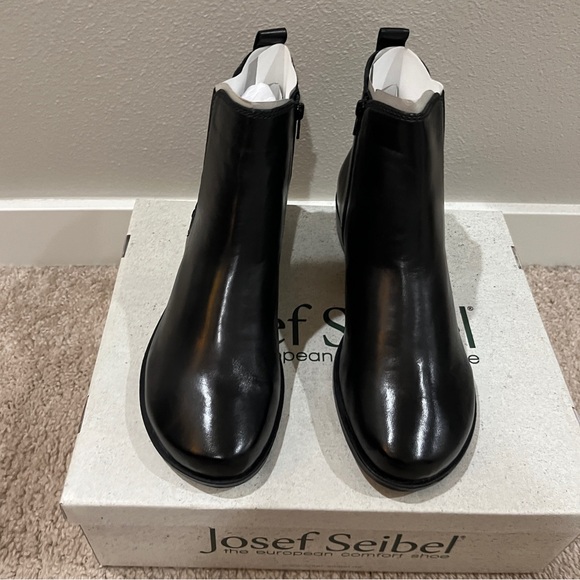 New Josef Seibel Mira 04 Chelsea Boot Bootie Black Women’s Size 39 - Picture 3 of 7